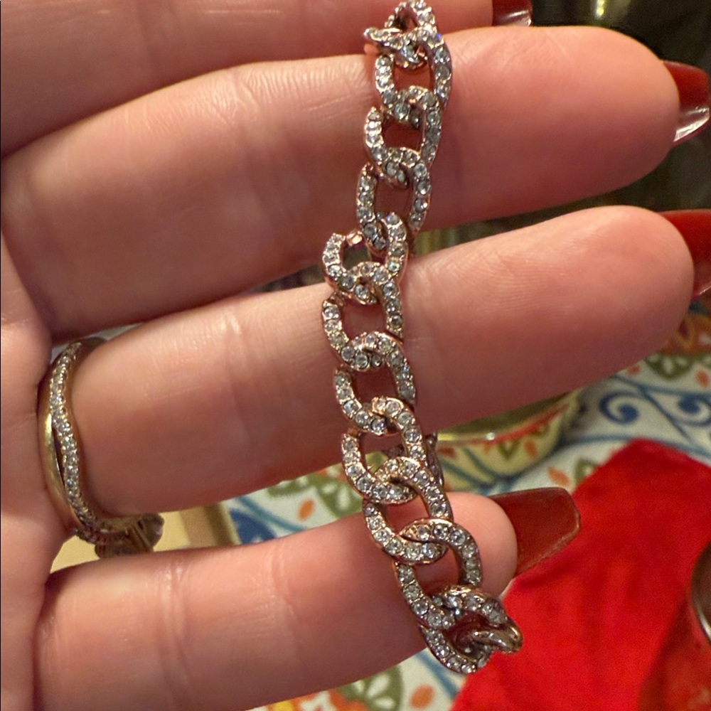 Elegant Rose Gold plated Chain Bracelet